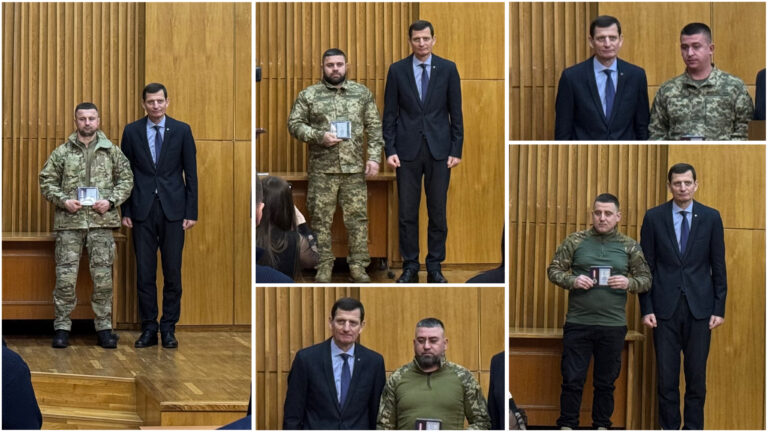 П’ятьох прикарпатських воїнів нагородили медаллю “Лицар бойового чину”