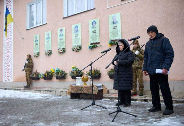 У Чукалівці відкрили меморіальні дошки двом загиблим захисникам (ФОТО)