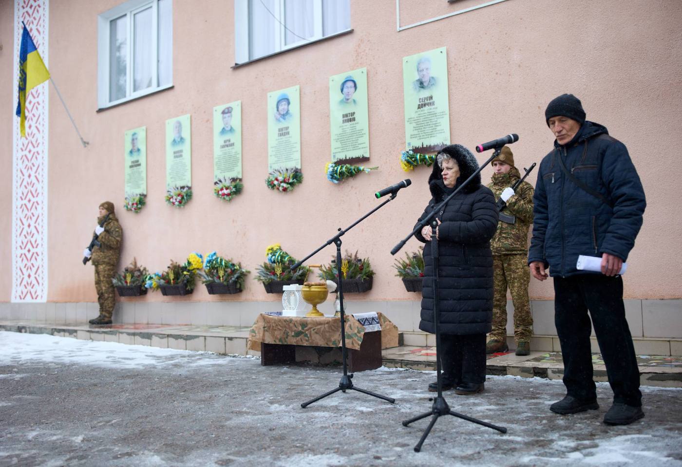 У Чукалівці відкрили меморіальні дошки двом загиблим захисникам (ФОТО)