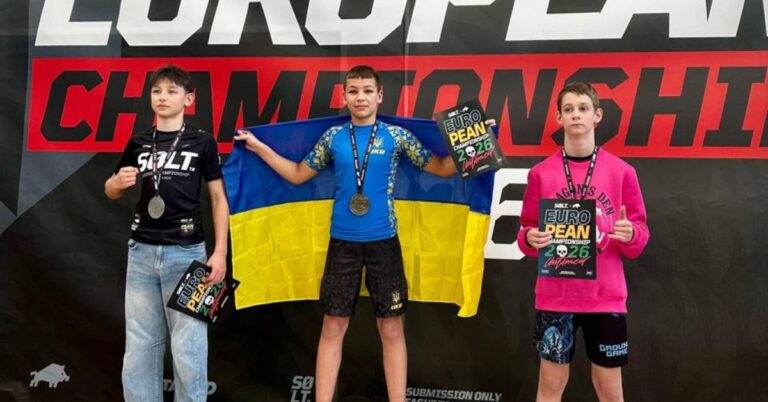 2 хвилини — 4 перемоги: франківець Захар Гусєв — чемпіон Європи з грепплінгу (ФОТО)