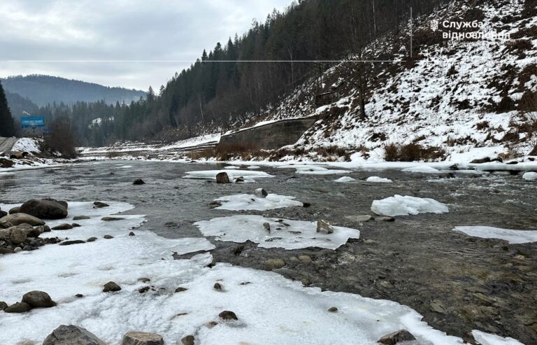 Льодохід на Прикарпатті минає без масштабних заторів: стан водойм моніторять (ФОТО)