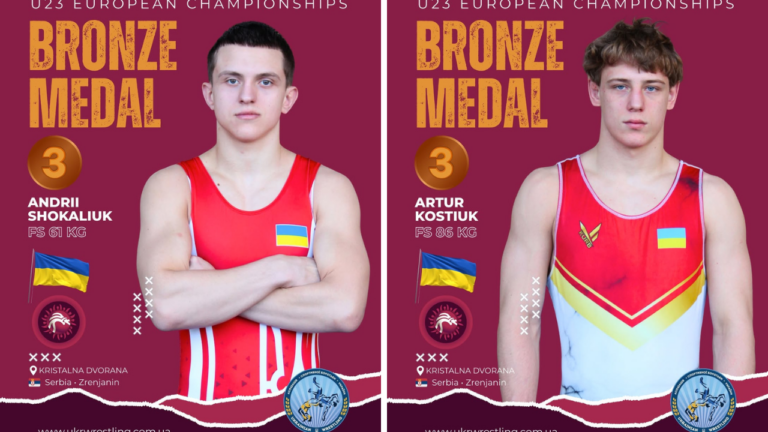 Прикарпатці Андрій Шокалюк та Артур Костюк – бронзові призери чемпіонату Європи з вільної боротьби (РЕЗУЛЬТАТИ СУТИЧОК)