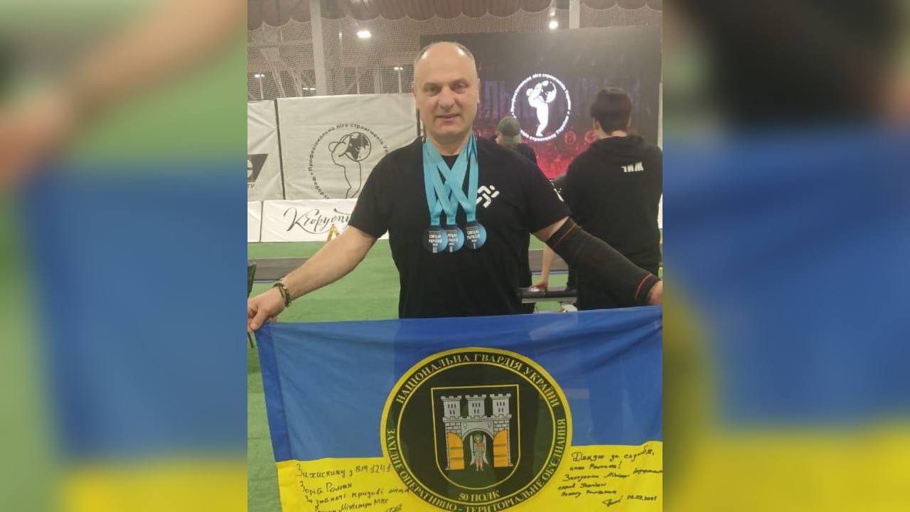 Ветеран з Прикарпаття Роман Зорій став призером змагань “Сильні України”