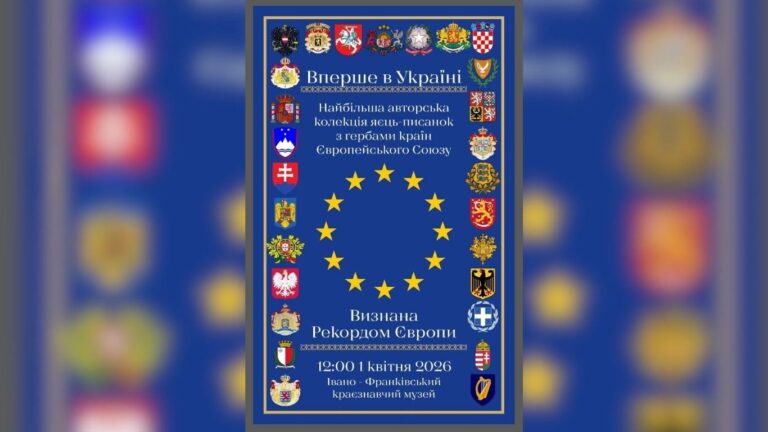 У Франківську в краєзнавчому музеї відкриють виставку писанок із гербами країн ЄС