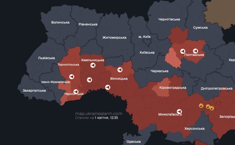 На Прикарпатті працює ППО — росія атакує захід України “шахедами” (ОНОВЛЕНО)