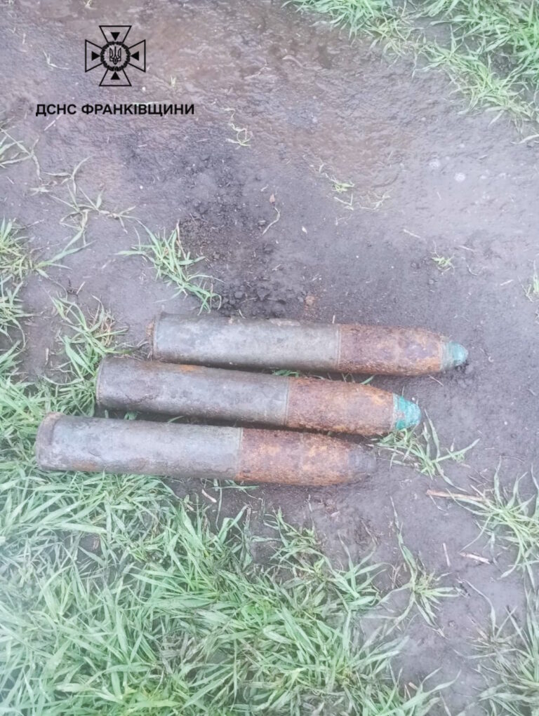 На Прикарпатті піротехніки знешкодили чотири боєприпаси часів Другої світової війни (ФОТО)