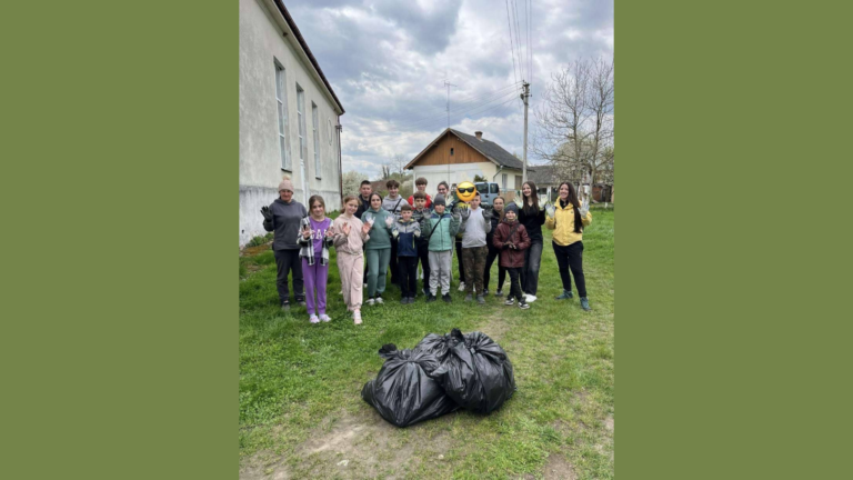 Прибирали стадіон, дитячі майданчики та вулиці: на Калущині провели екологічну толоку (ФОТО)
