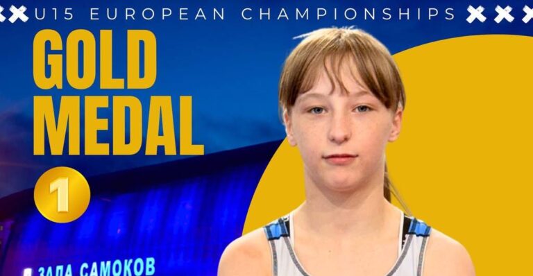 Калушанка Марія Лойко виборола “золото” на чемпіонаті Європи з вільної боротьби U15
