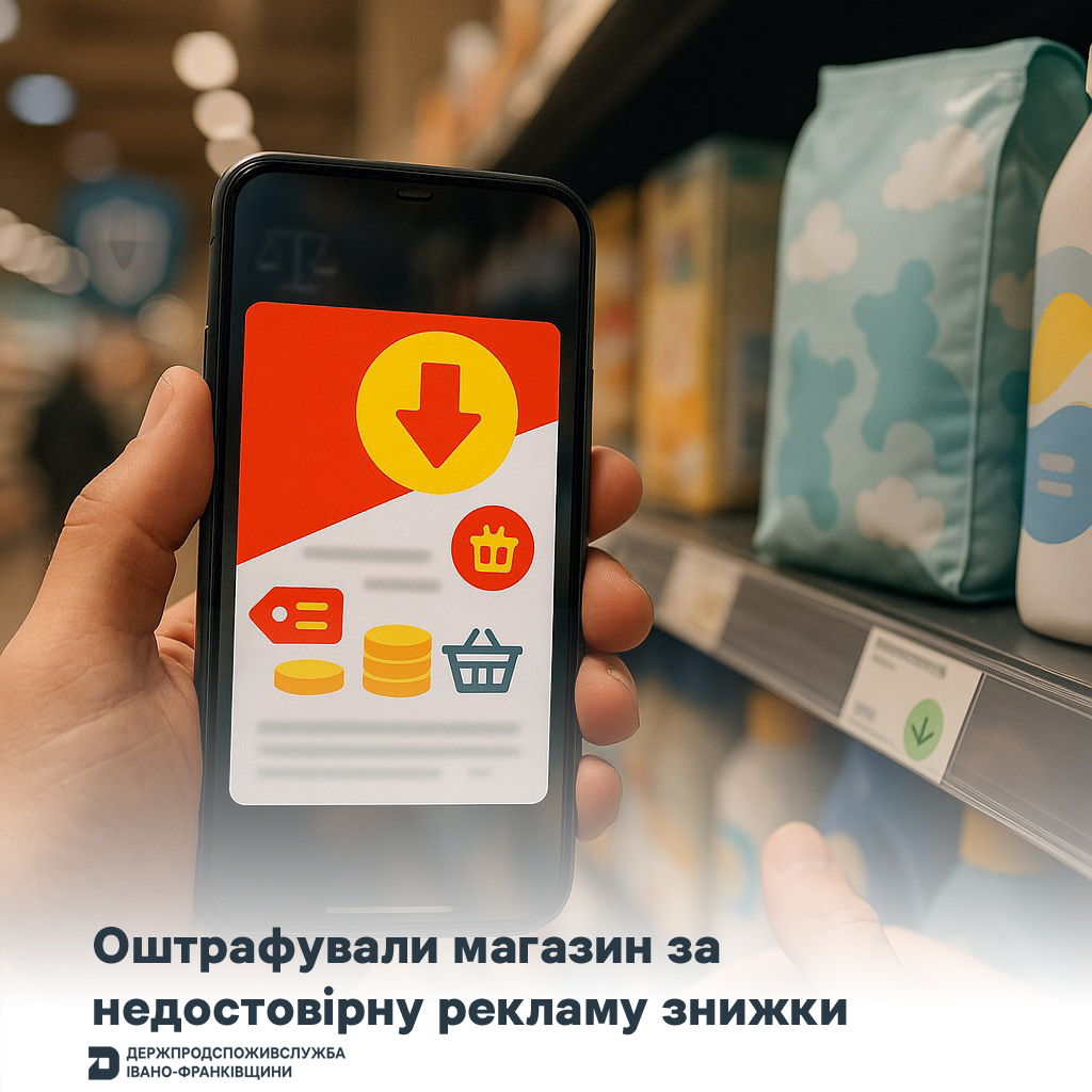 Мережевий магазин на Прикарпатті оштрафували за неправдиву знижку на памперси у Viber