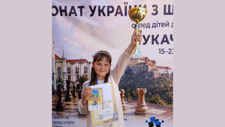 Прикарпатська шахістка Марта Кривуцька виборола “срібло” на чемпіонаті України (ФОТО)