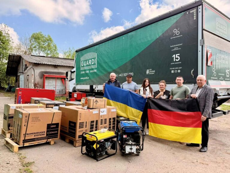 Калуська громада отримала від німецького міста 14 генераторів на понад 2,5 млн грн