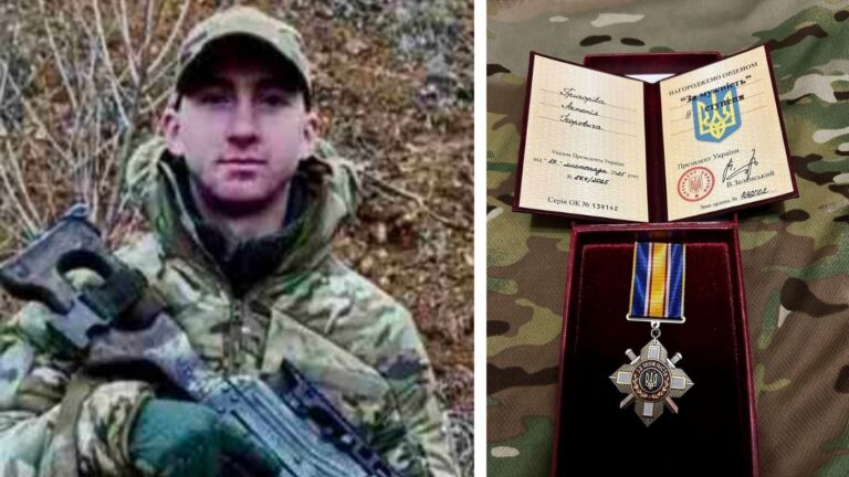 Антона Григоріва з Прикарпаття нагородили орденом “За мужність” ІІІ ступеня