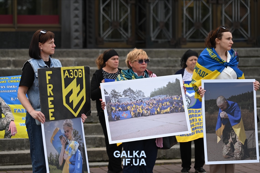 “Менше 1% в обмінах”: у Франківську закликали боротися за повернення бійців «Азову» (ФОТО)