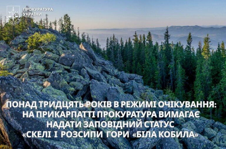 На Прикарпатті через суд вимагають надати заповідний статус горі Біла кобила