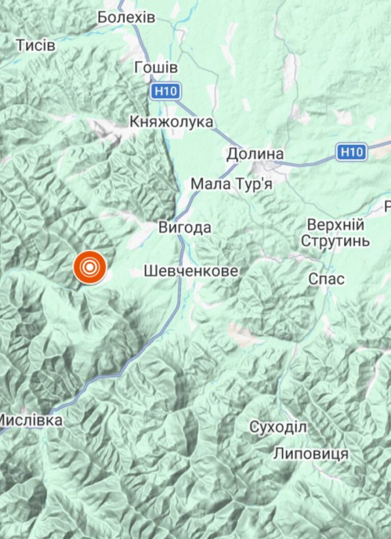 На Прикапатті зафіксували землетрус магнітудою 2,1