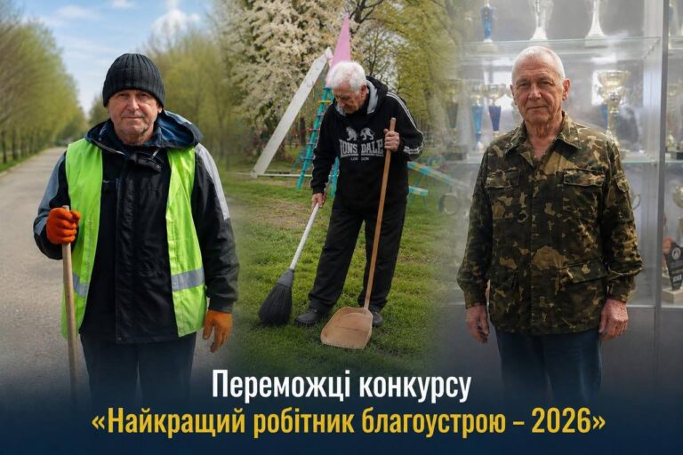Франківці обрали найкращого робітника благоустрою — 2026: за переможця віддали понад тисячу голосів