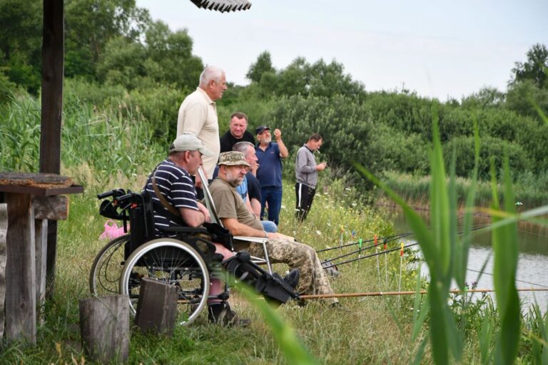 “Бойове клювання”: на Рогатинщині провели риболовний турнір для ветеранів