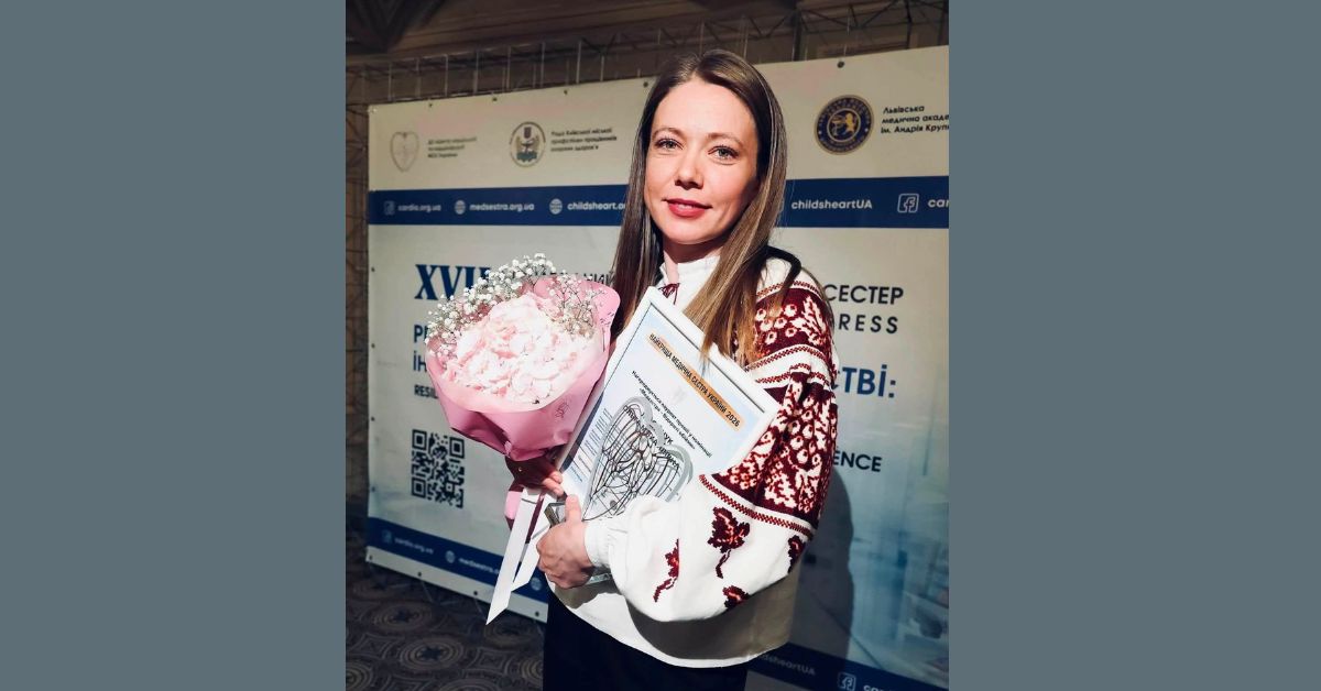 Медсестра Ольга Ласійчук з Городенки стала однією з найкращих в Україні
