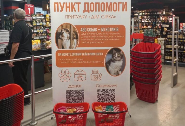У Франківську відкрили три Пункти Допомоги для тварин із притулку “Дім Сірка”