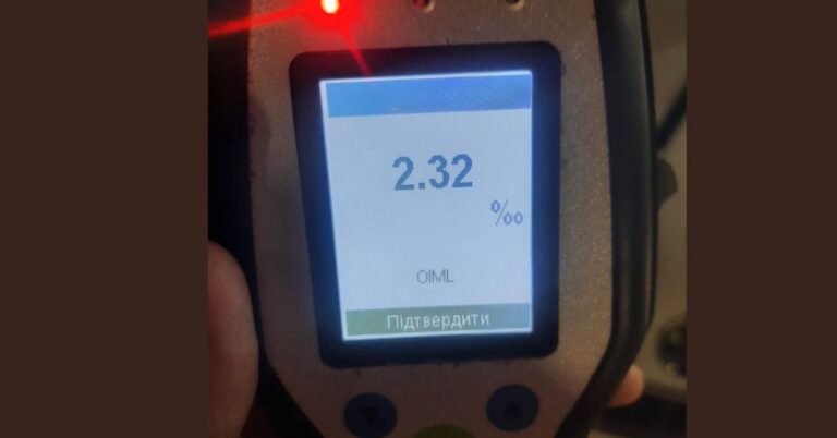 На Тисменицькій зупинили водія з 2,32 проміле алкоголю в крові та без посвідчення