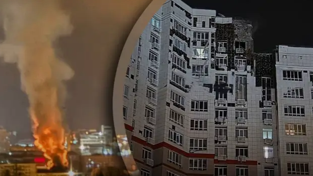 У Бєлгороді після масованої атаки дронів горіли будинки та авто: є постраждалі