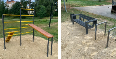 На міському озері підприємці за свій кошт відновили спортмайданчик (ФОТО)