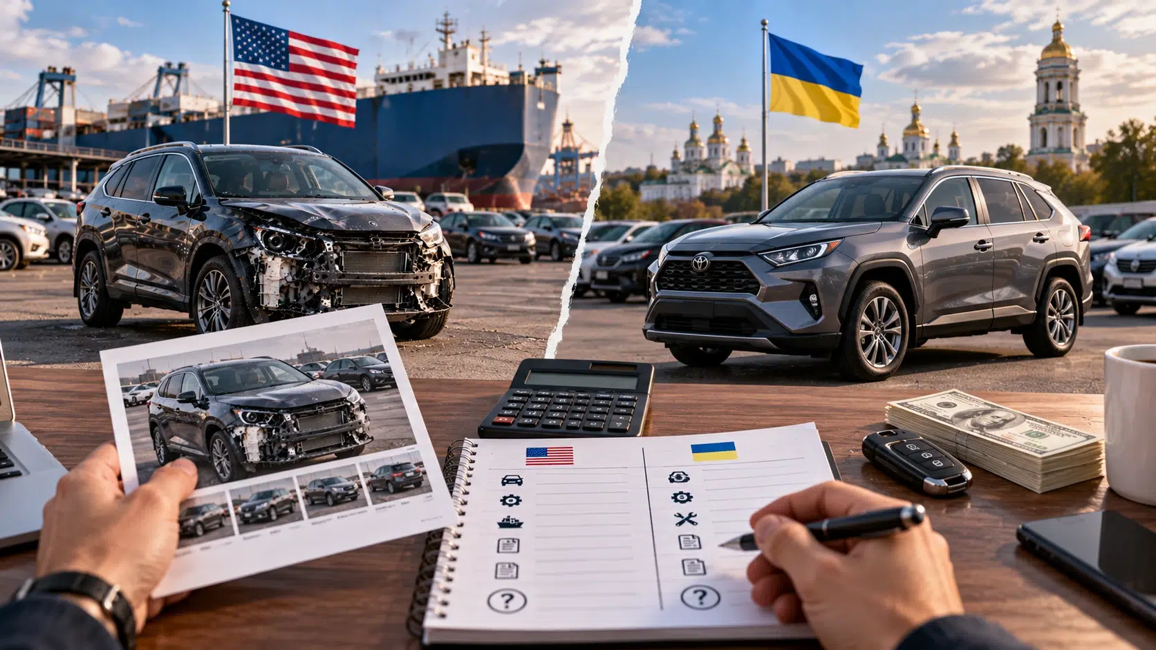 Автомобіль з США чи автомобіль в Україні: як правильно порівняти два варіанти