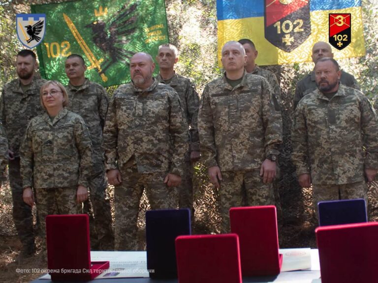 Воїнів 102 бригади з Прикарпаття відзначили за оборону Гуляйполя та поранення (ФОТО)