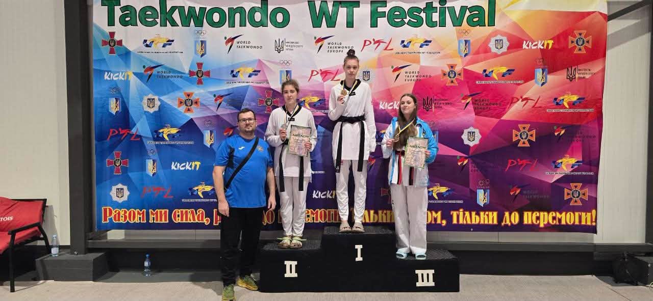 Прикарпатські тхеквондисти здобули шість медалей на чемпіонаті України