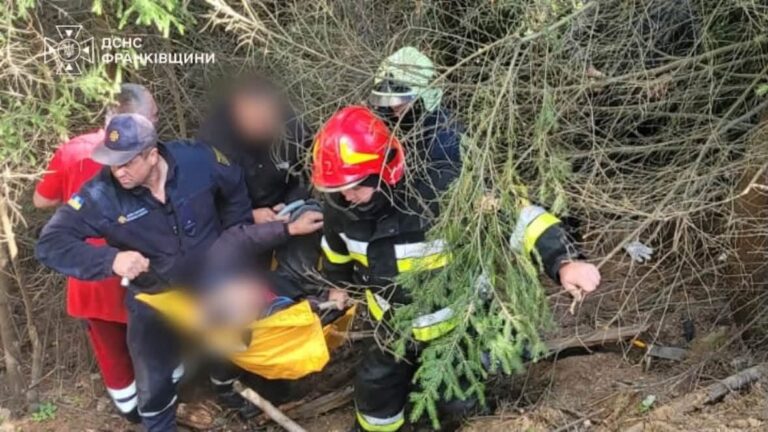 На Верховинщині автівка з’їхала у кювет і врізався в дерево (ФОТО)