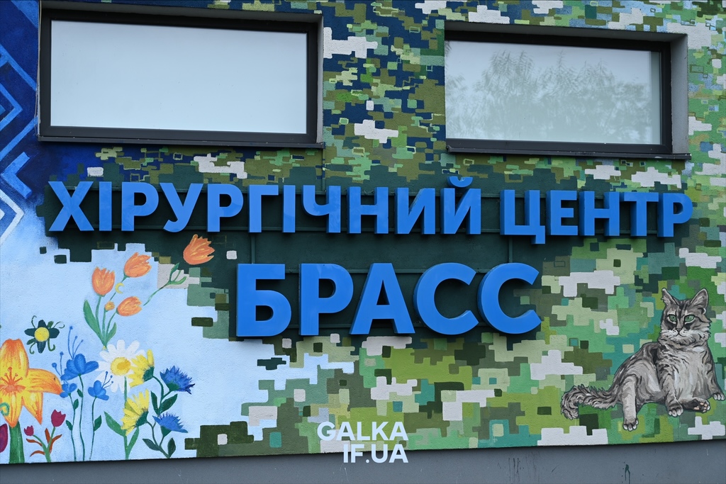 «Перемога життя над руїнами»: у Лисці відкрили мурал, який два місяці створювали разом із військовими (ФОТО)