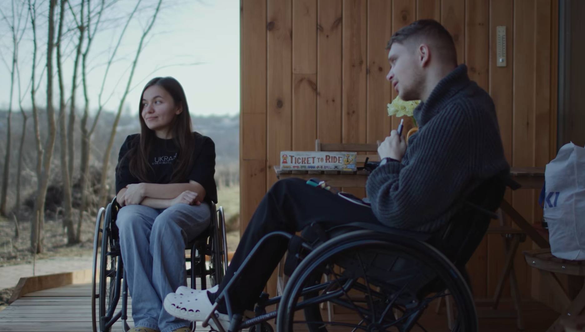 В Івано-Франківську покажуть фільм про кохання ветерана та дівчини на кріслах колісних (ВІДЕО)