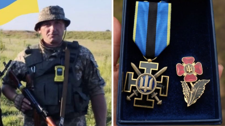 Полеглого захисника Мирослава Дякуна з Болехівської громади посмертно нагородили “Комбатським хрестом” (ФОТО)