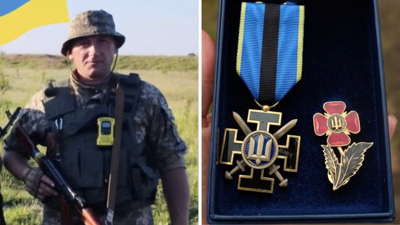 Полеглого захисника Мирослава Дякуна з Болехівської громади посмертно нагородили “Комбатським хрестом” (ФОТО)