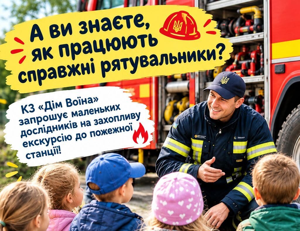 У Франківську дітей ветеранів запрошують на екскурсію до пожежної станції